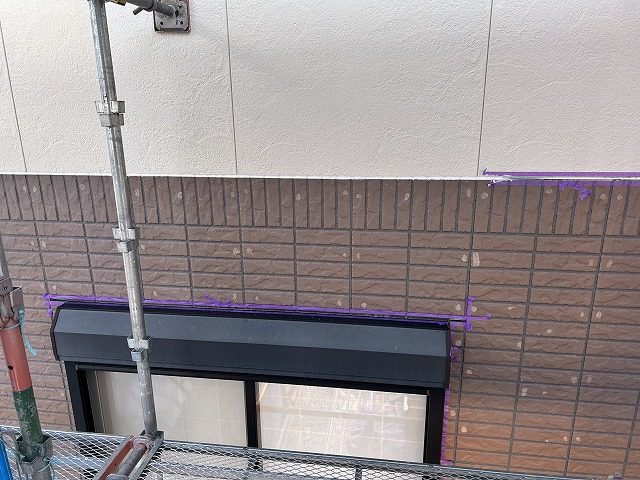 飯田市：外壁塗装工事前に行ったコーキング打ち替え