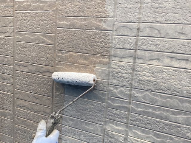 阿智村K様_外壁下塗り