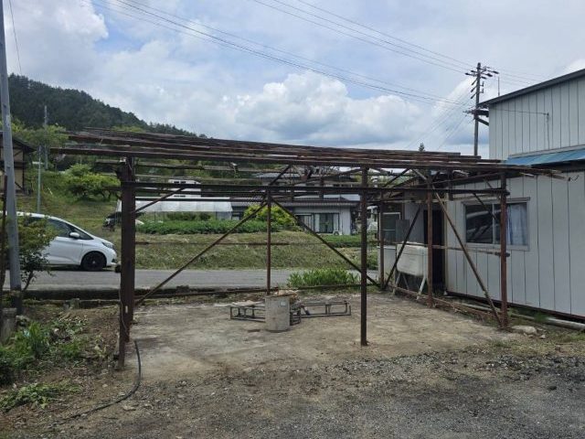 阿智村S邸_既存波板撤去