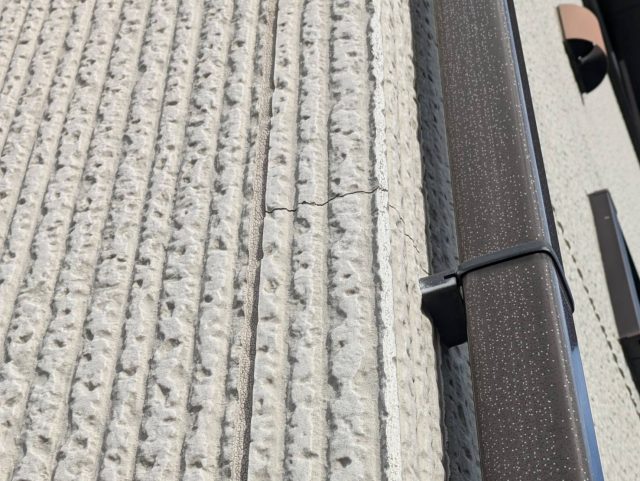 伊那市K邸_施工前-外壁のクラック