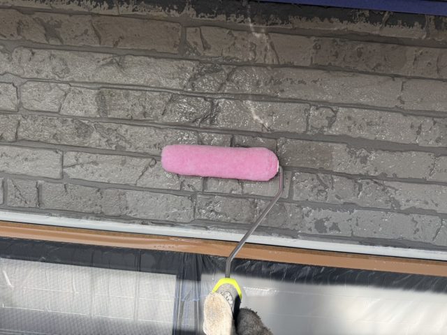 高森町F邸_外壁下塗り