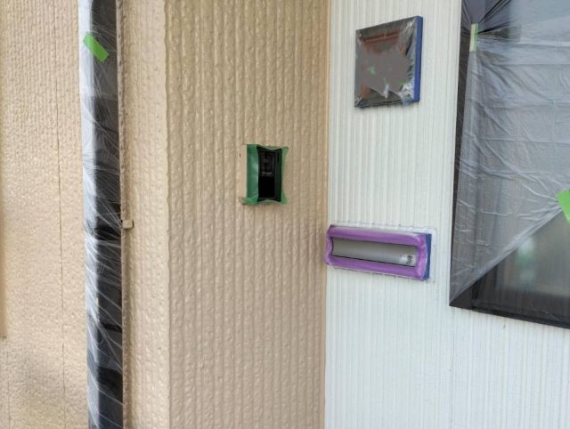 伊那市K邸_外壁中塗り完成