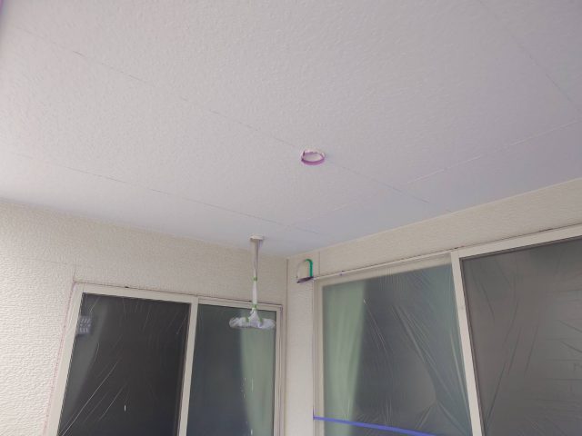 駒ヶ根市_軒天塗装