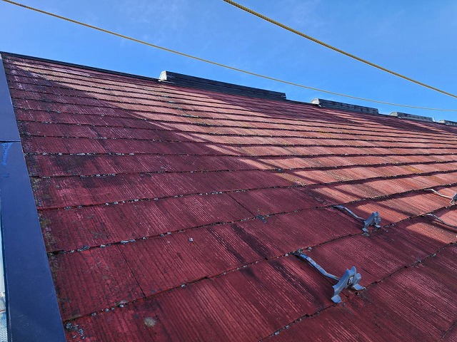 コロニアル屋根塗装前の劣化状況