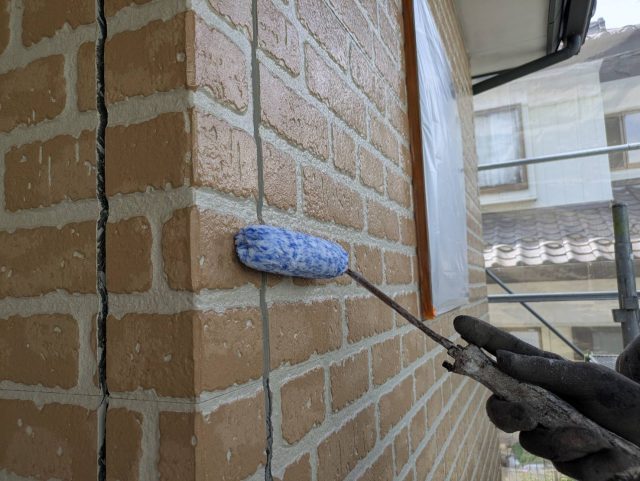 伊那市K邸_クリヤー塗装2回目