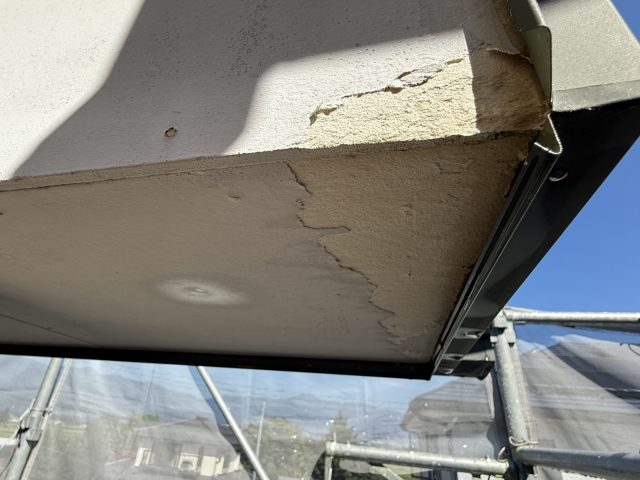 伊那市K邸_傷んだ軒天発見