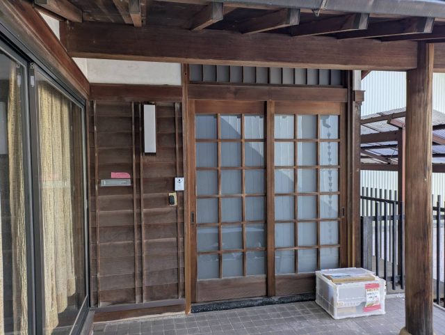 伊那市M邸_玄関施工前