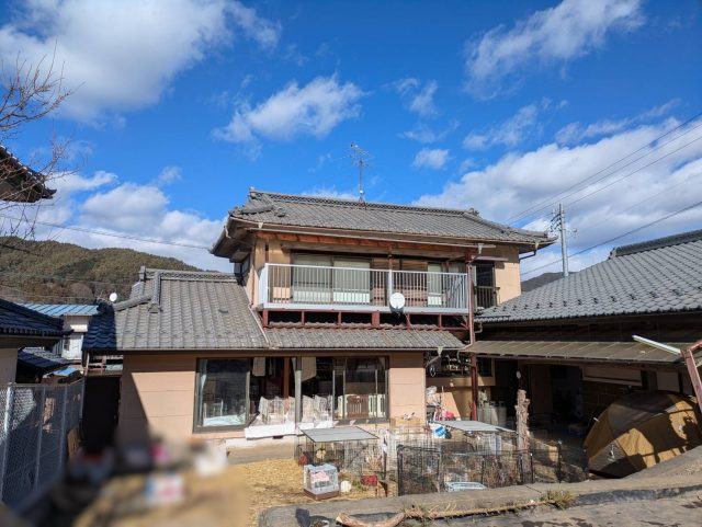 伊那市M邸_中庭側施工前