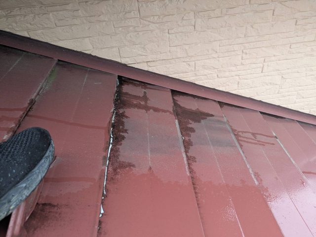 伊那市N邸_屋根の塗膜の劣化