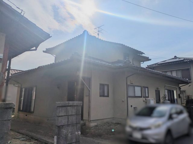 豊丘村S邸_玄関側施工前