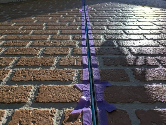 伊那市K邸_コーキング養生