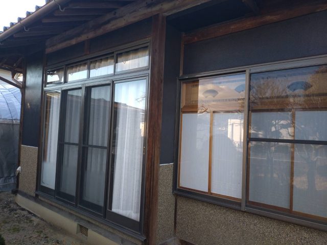 飯田市I邸_砂壁-上塗り終了