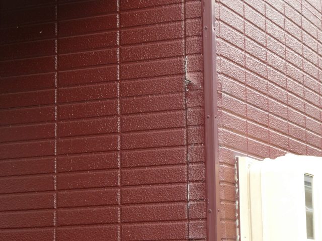 木曽町秋桜さま_お店裏側の外壁のようす