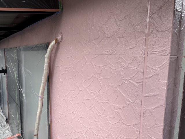 大桑村トミヤハイツ_2F中塗り