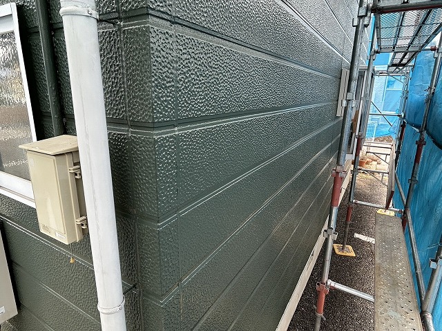 飯田市：ツヤが美しいシリコン塗料による外壁塗装