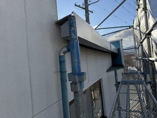 飯田市T邸_箱樋の取付け完了