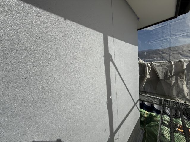 飯田市I邸_モルタル外壁-上塗り塗装完成アップ