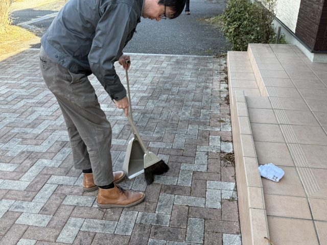豊丘村S邸_最後にお掃除をして完了