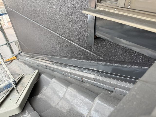 伊那市M邸_雨押え塗装完成