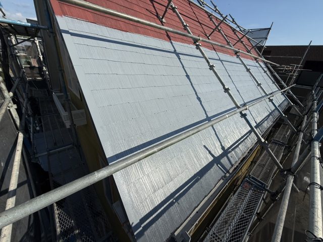 飯田市S邸_屋根下塗り