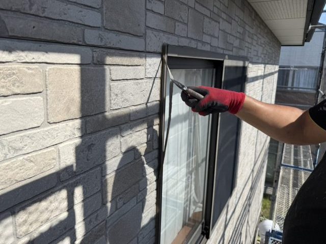 駒ヶ根市T邸_コーキング撤去