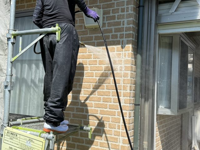 伊那市K邸_洗浄作業