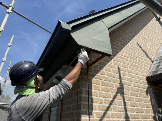 伊那市K邸_軒天-ボード施工