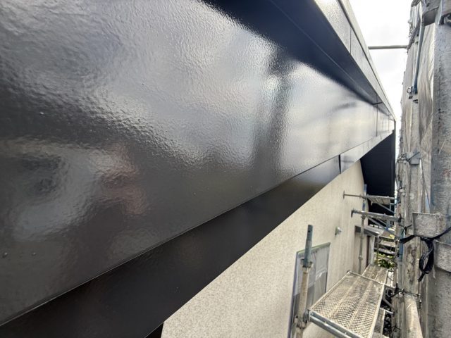 伊那市K邸_破風板塗装