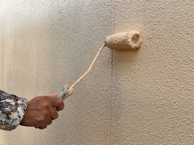 駒ヶ根市：モルタル外壁に3回塗り工程で塗装メンテナンス