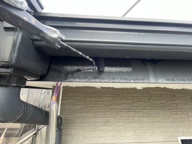 駒ヶ根市I邸_鼻隠し塗装