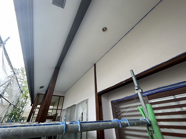 飯田市：低汚染塗料で行った外壁塗装後の状態