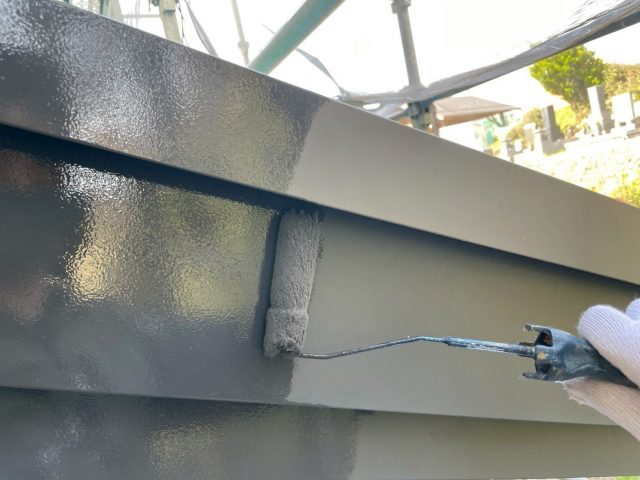 飯田市O邸_破風板塗装