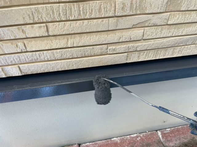 飯田市O邸_土台水切り塗装