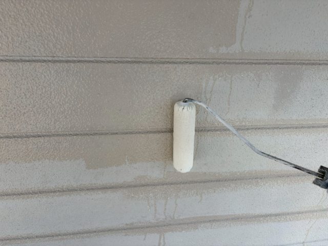 飯田市K邸_外壁下塗り