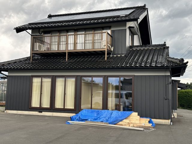 飯島町I邸_外壁塗装完成