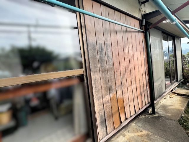 飯田市I邸_外壁張替えカバー施工前