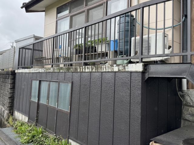 飯田市Tさま_ベランダ周辺施工前