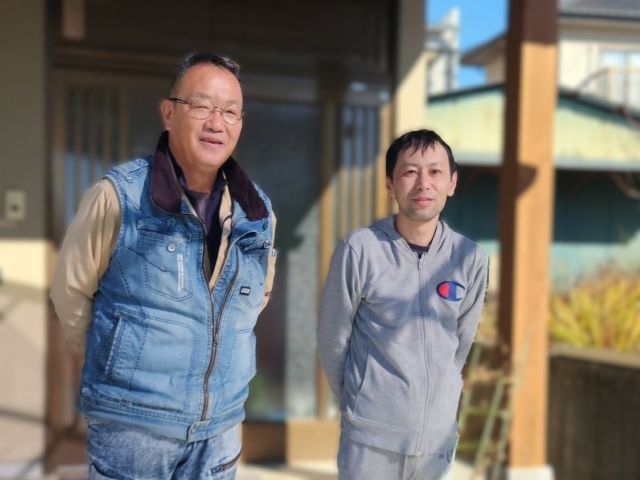 飯田市 カーポート新設と土間打ち工事を行い、笑顔を頂きました