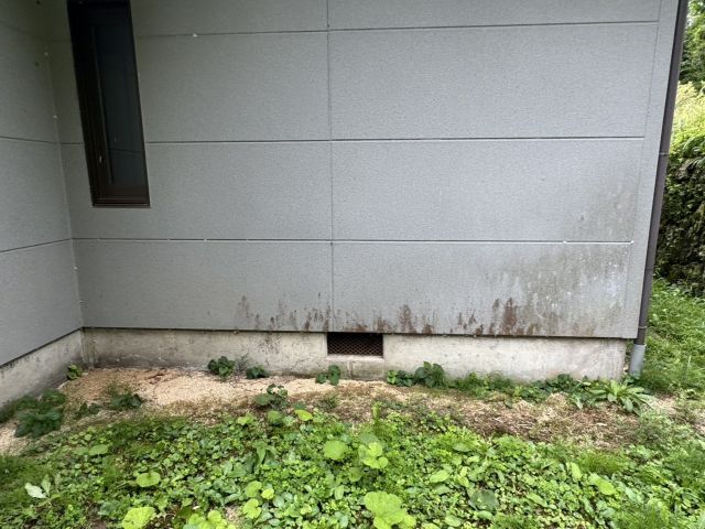 下條村K邸_外壁施工前