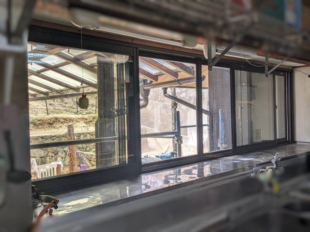 伊那市M邸_インナーサッシキッチン施工後