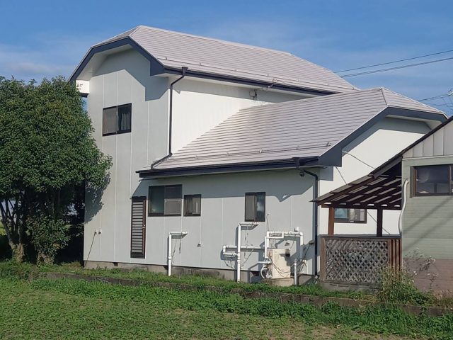 伊那市K邸外壁施工後