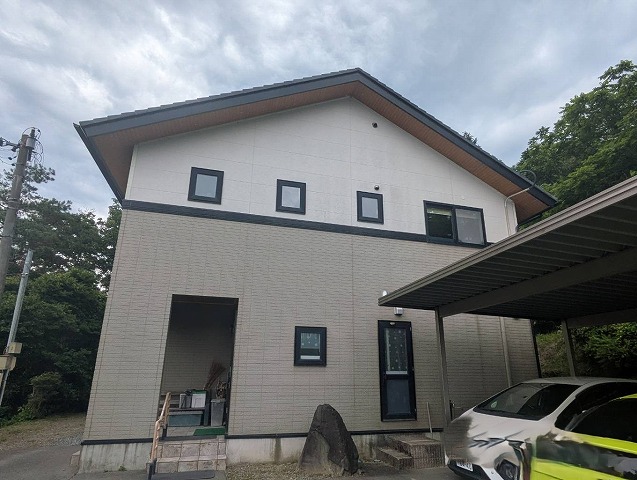 伊那市K邸外壁施工前