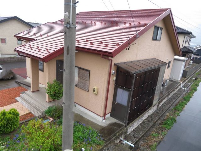 伊那市N邸外壁施工前