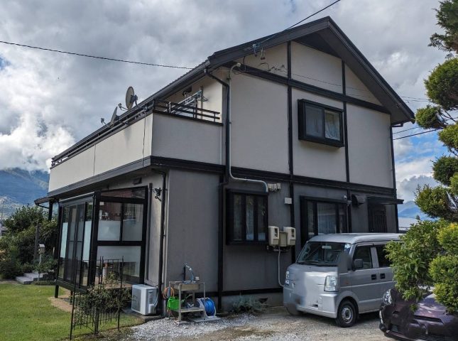 伊那市S邸外壁施工前