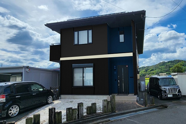 飯田市：住宅の外壁や帯板、その他付帯部の色選びを行うためのカラーシミュレーション