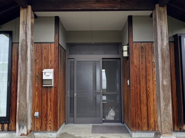 飯田市W邸_玄関before