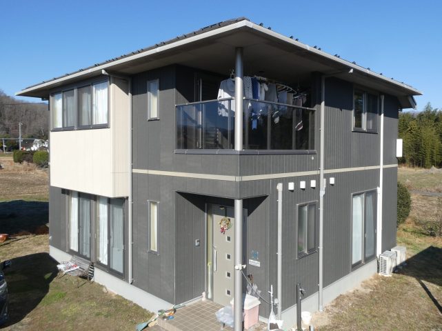 飯田市K邸外壁施工前