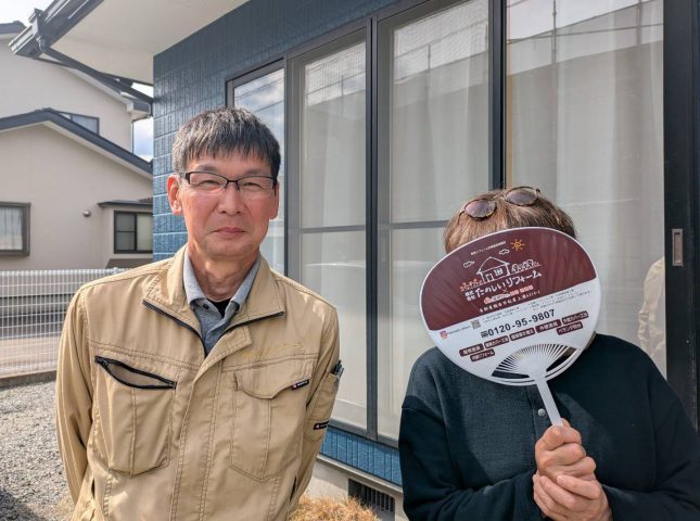 飯田市　選んだ外壁塗装の色がとても良かった！と仕上がりにご満足頂きました