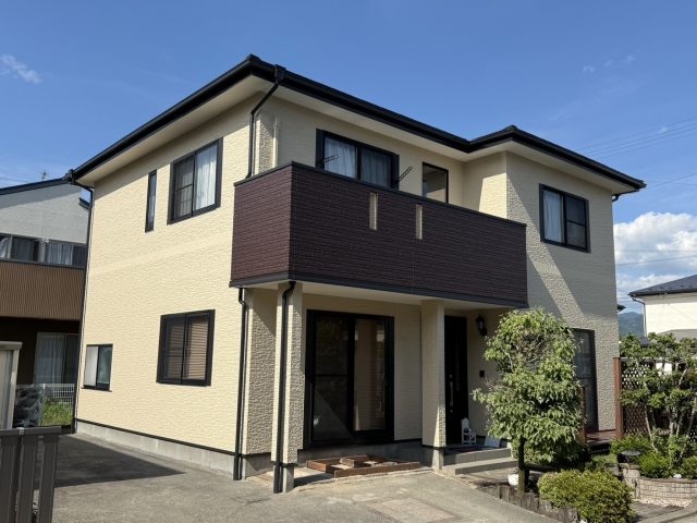 駒ヶ根市I邸外壁施工後