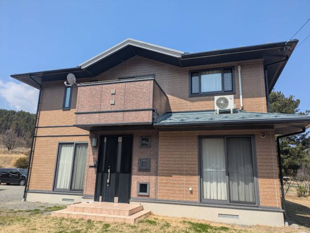 駒ヶ根市K邸完成外壁